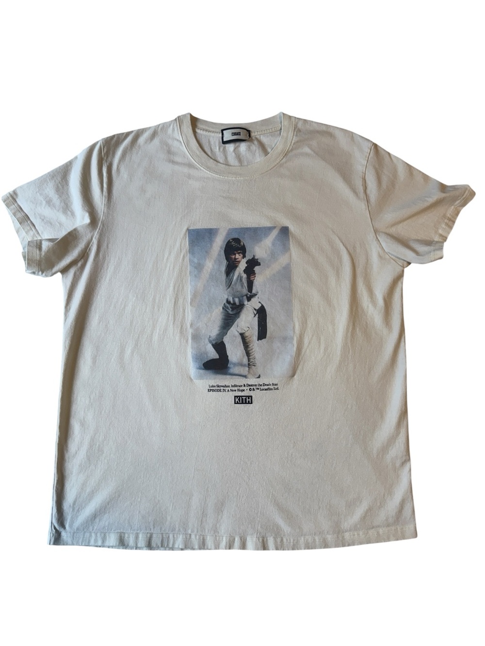 Kith x Star Wars Luke Skywalker A New Hope Graphic Tee Shirt Mens L